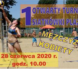 1. Otwarty Turniej Siatkówki Plażowej...
